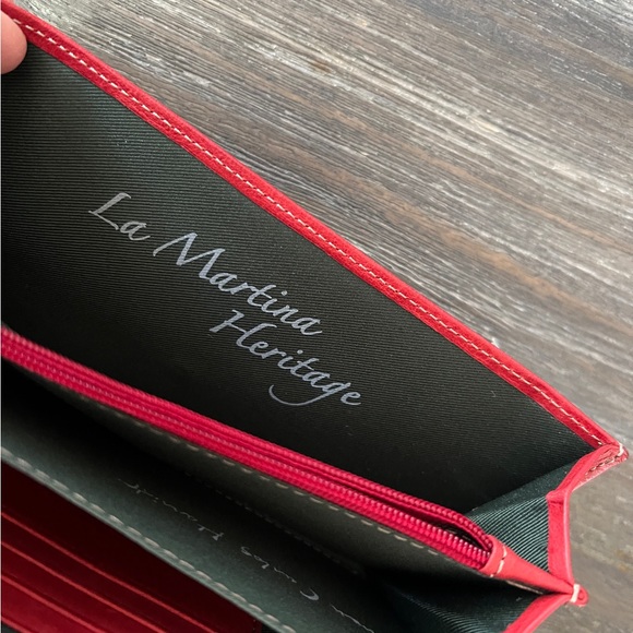 LA MARTINA Gorgeous nicely worn vintage designer Wallet, soft leather - Picture 4 of 6